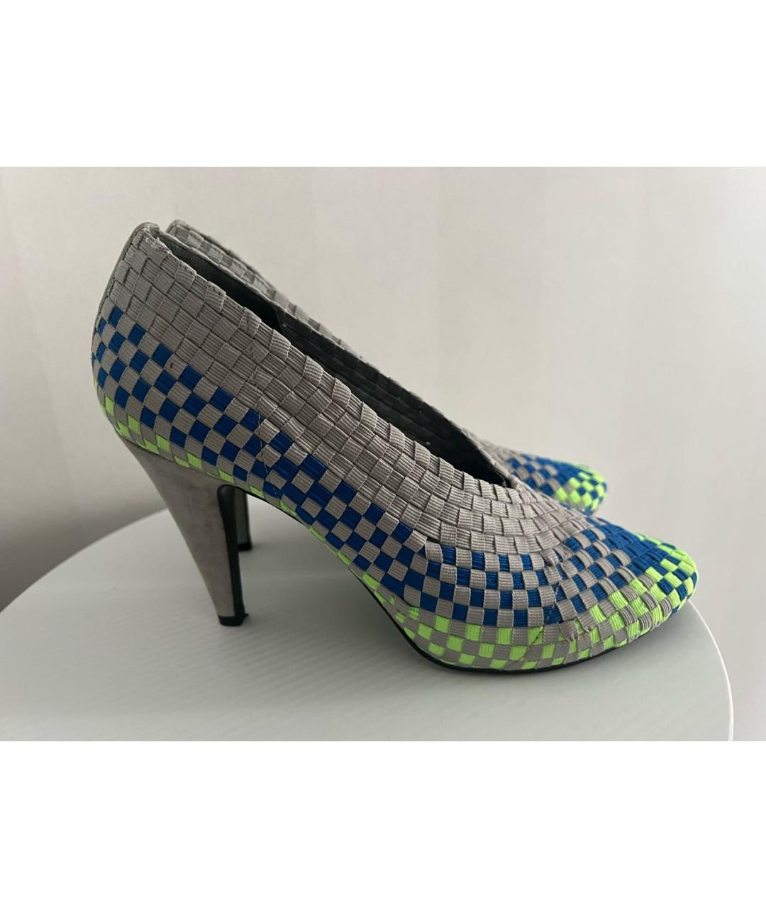 ALEXANDER WANG Мульти текстильные туфли, фото 6