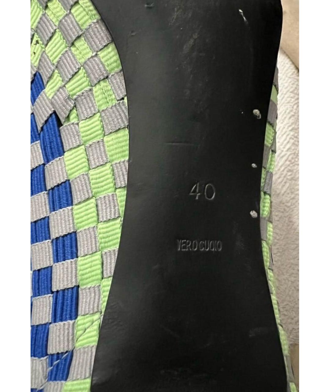 ALEXANDER WANG Мульти текстильные туфли, фото 7