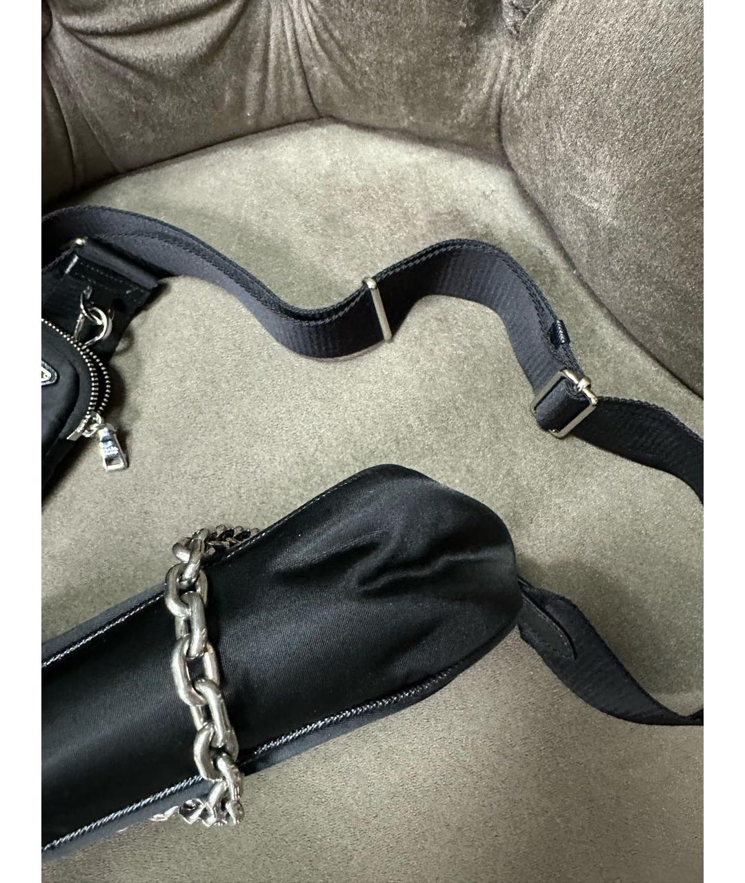 PRADA Черная сумка через плечо, фото 4