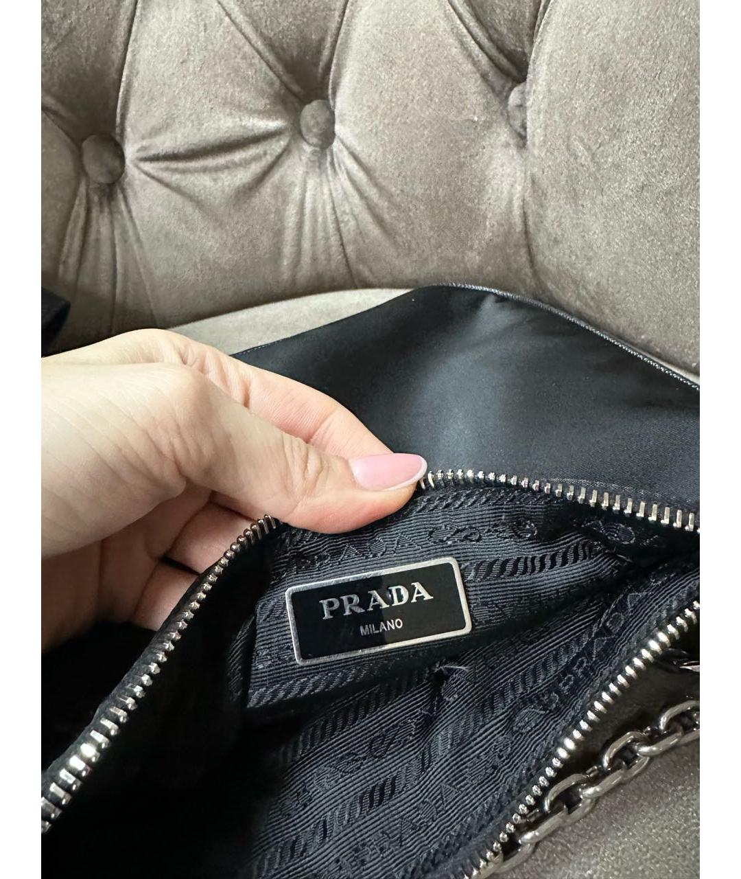 PRADA Черная сумка через плечо, фото 6