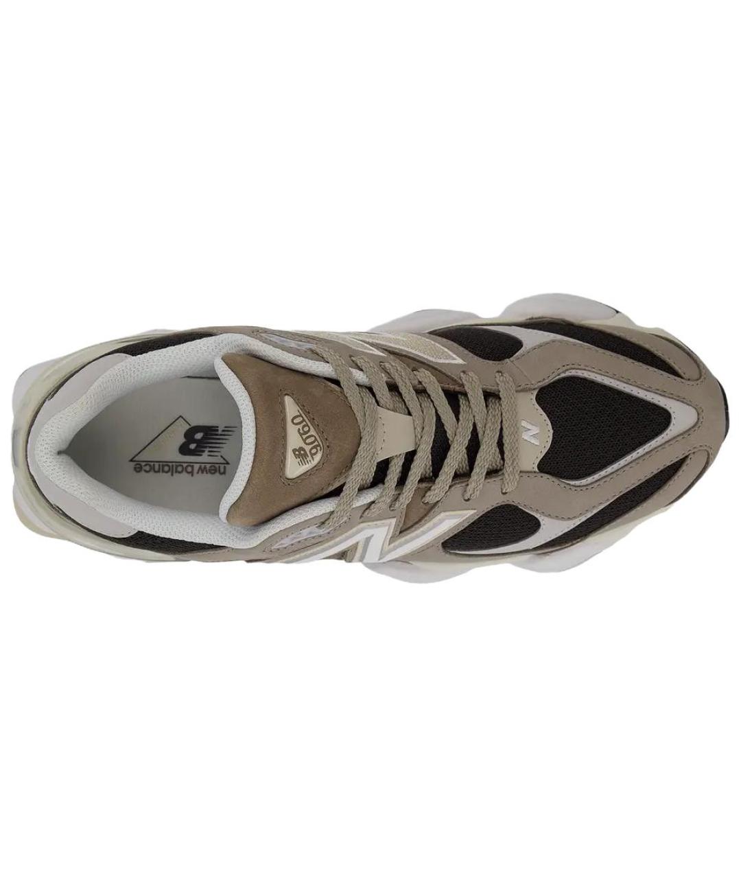 NEW BALANCE Коричневые нубуковые кроссовки, фото 5