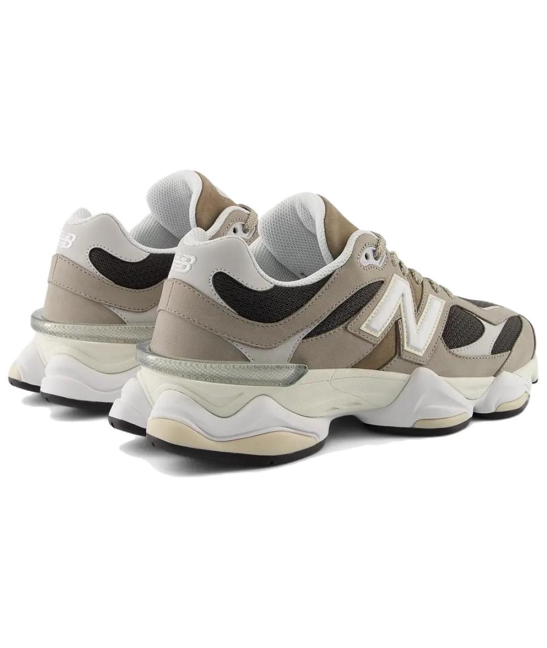 NEW BALANCE Коричневые нубуковые кроссовки, фото 4
