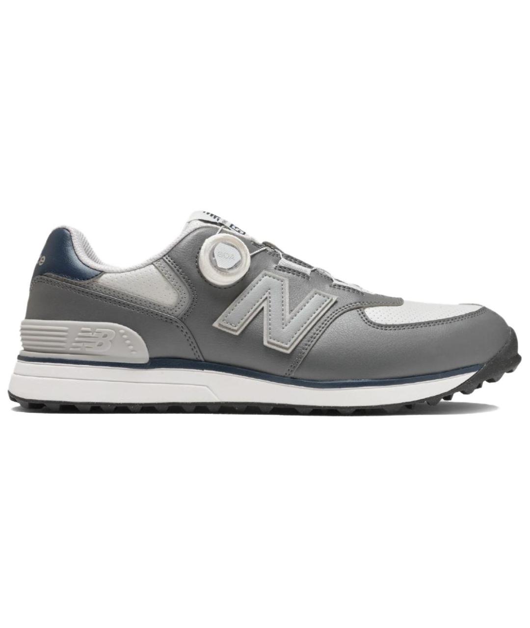 NEW BALANCE Серые кожаные кроссовки, фото 8