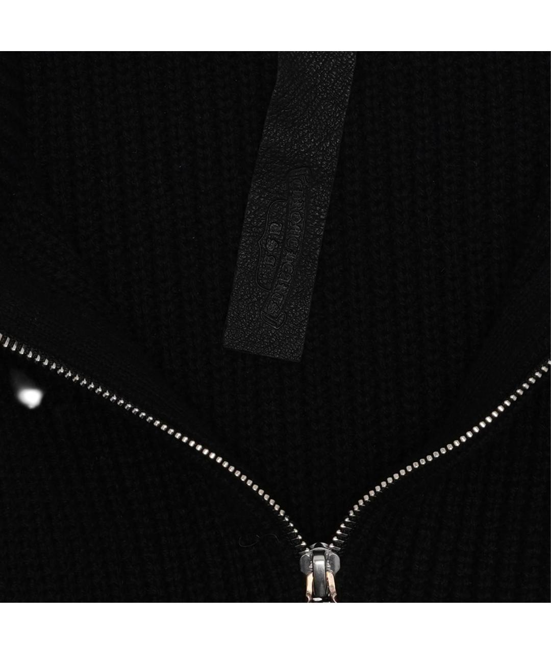 CHROME HEARTS Черный кашемировый джемпер / свитер, фото 3