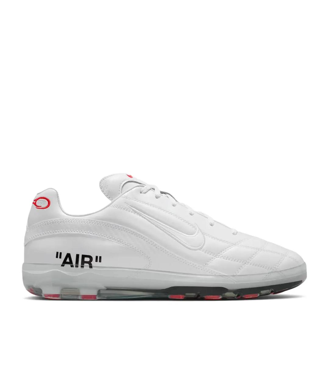 NIKE Белые кожаные низкие кроссовки / кеды, фото 1