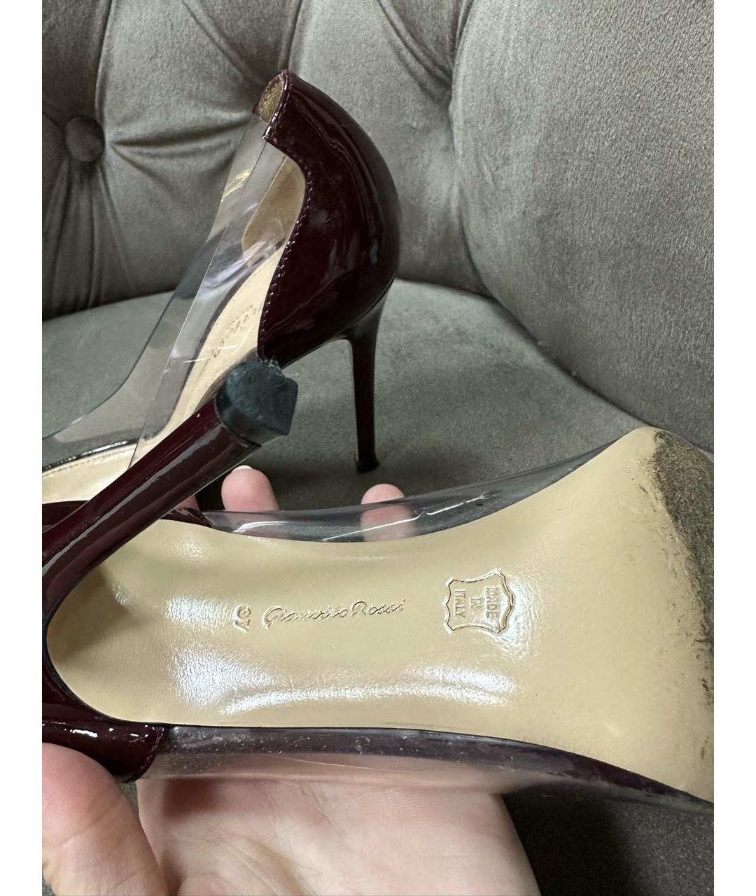 GIANVITO ROSSI Мульти туфли из лакированной кожи, фото 5