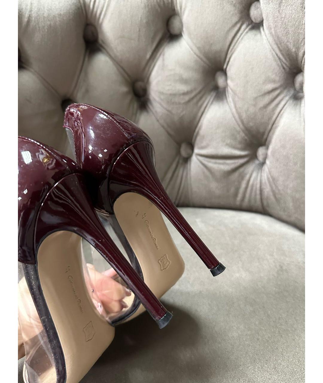 GIANVITO ROSSI Мульти туфли из лакированной кожи, фото 4