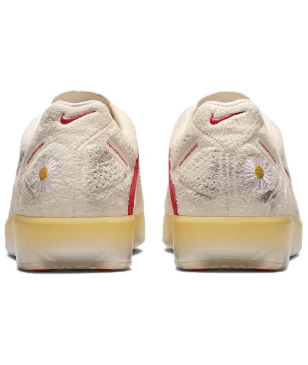NIKE Бежевые замшевые низкие кроссовки / кеды, фото 5