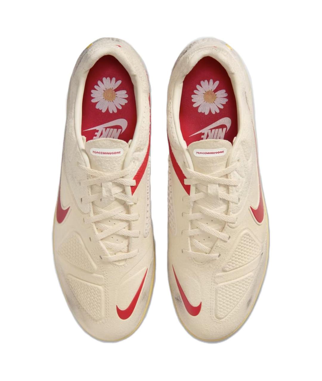NIKE Бежевые замшевые низкие кроссовки / кеды, фото 4