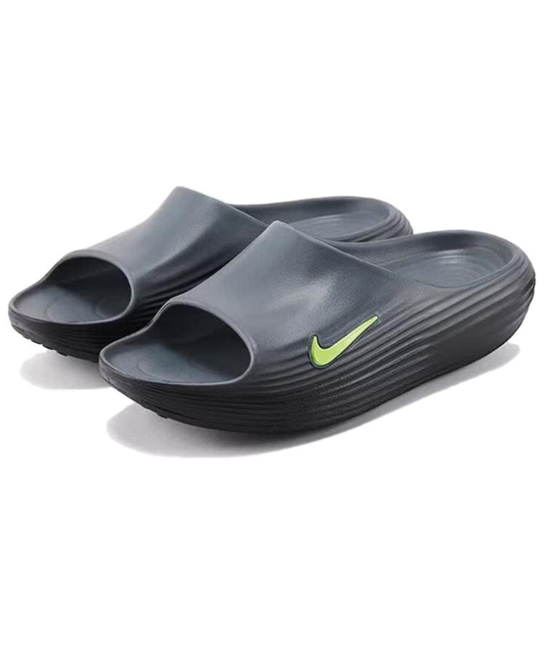 NIKE Черные шлепанцы, фото 3