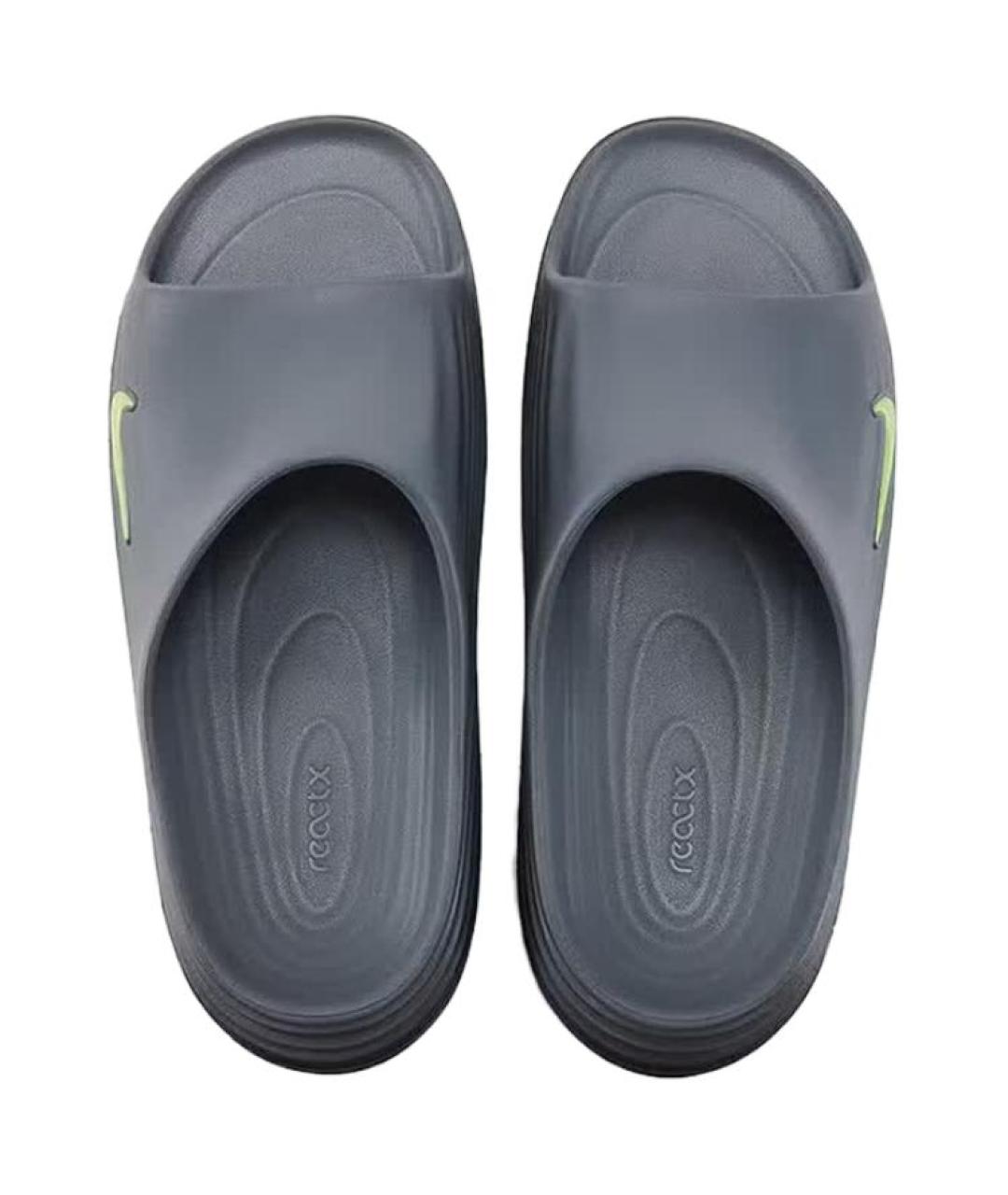 NIKE Черные шлепанцы, фото 4