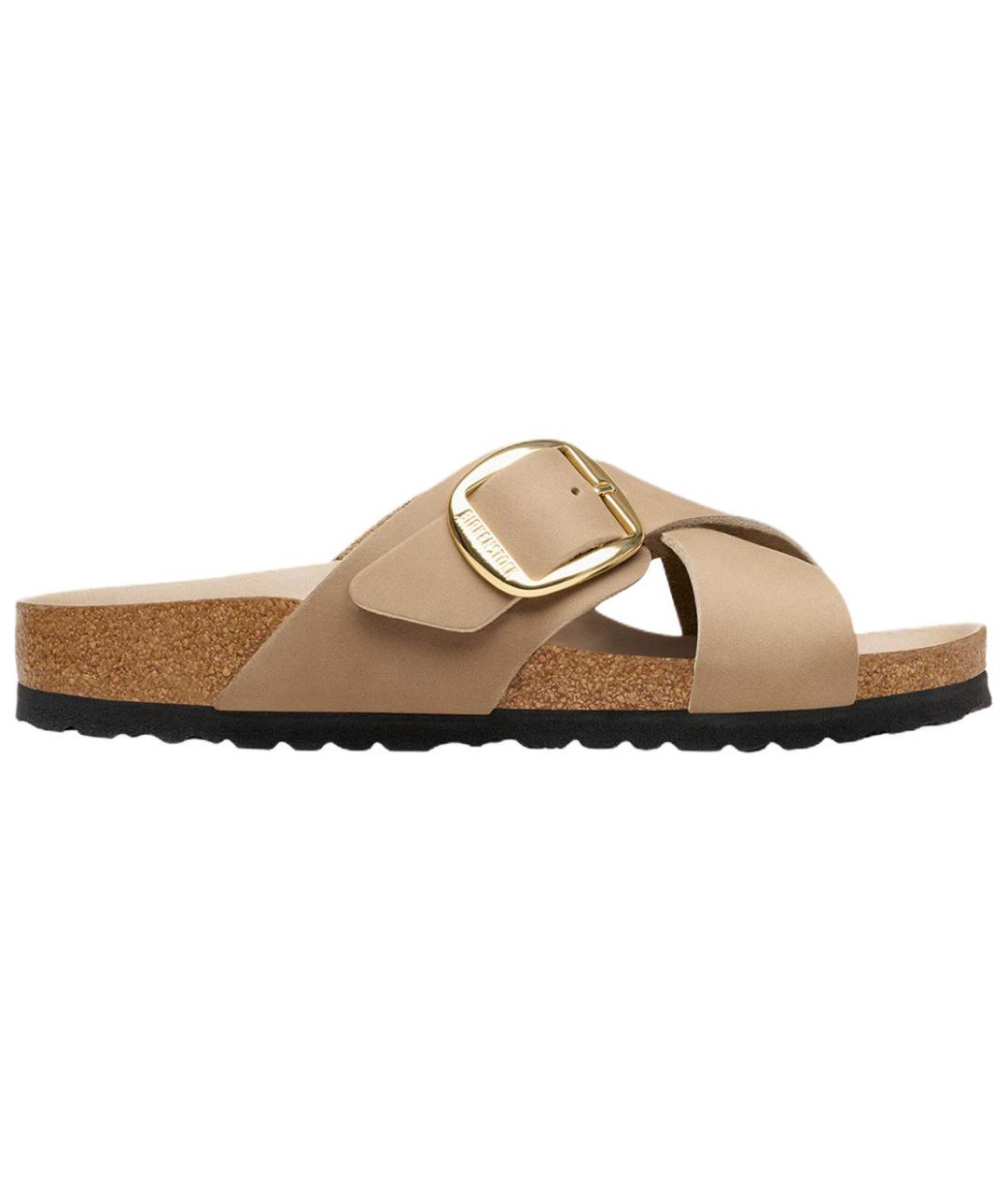 BIRKENSTOCK Коричневые шлепанцы, фото 1