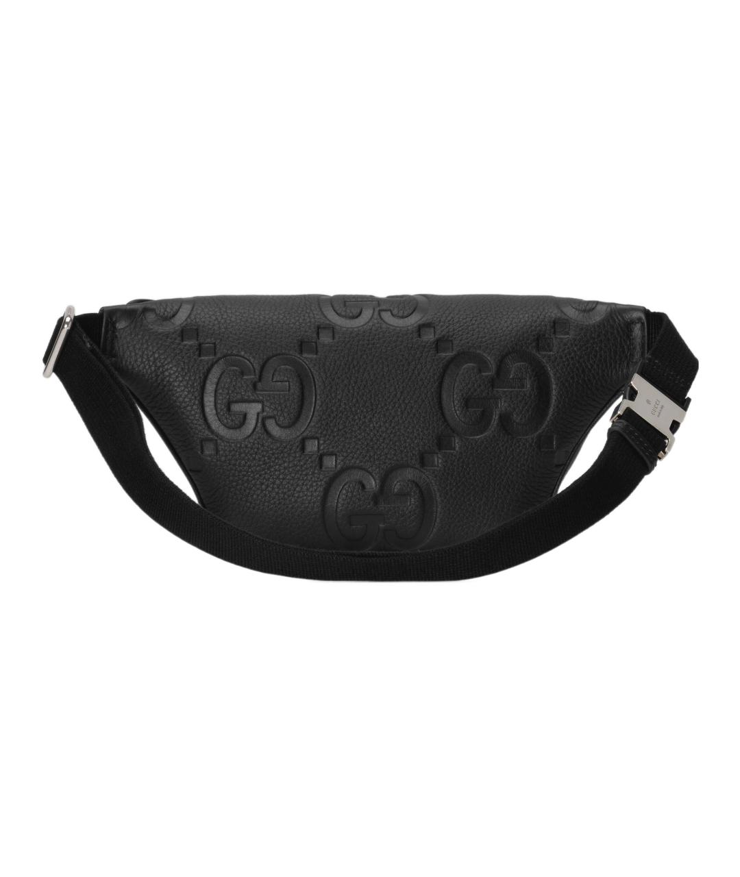 GUCCI Черная кожаная поясная сумка, фото 4