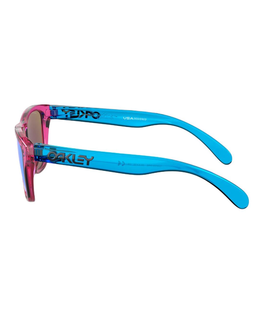 OAKLEY Розовые пластиковые солнцезащитные очки, фото 3