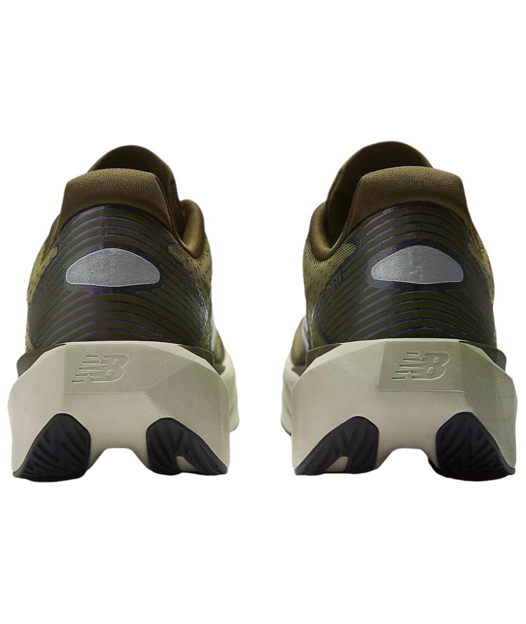NEW BALANCE Зеленые синтетические низкие кроссовки / кеды, фото 5