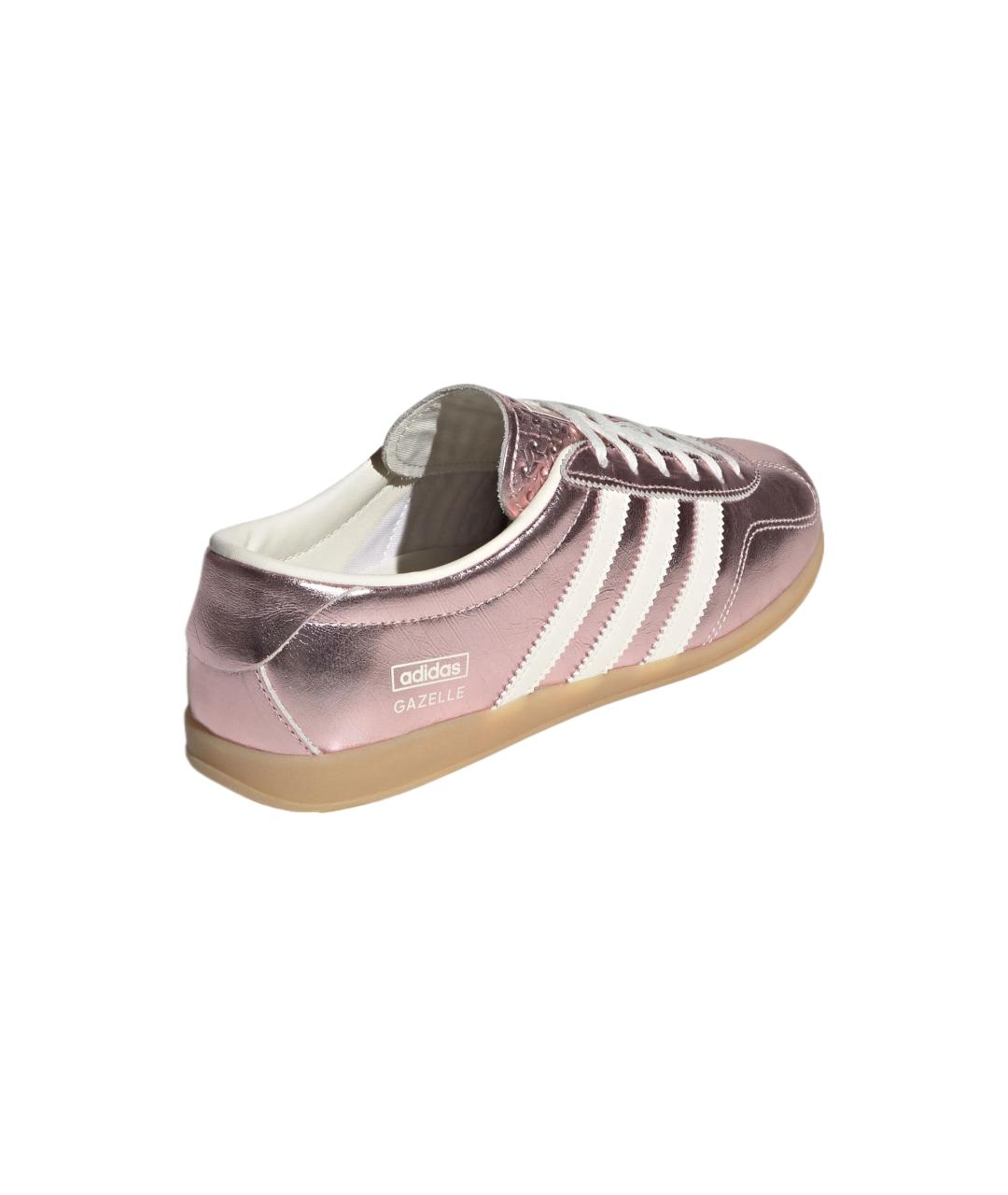 ADIDAS Розовые кожаные кеды, фото 3