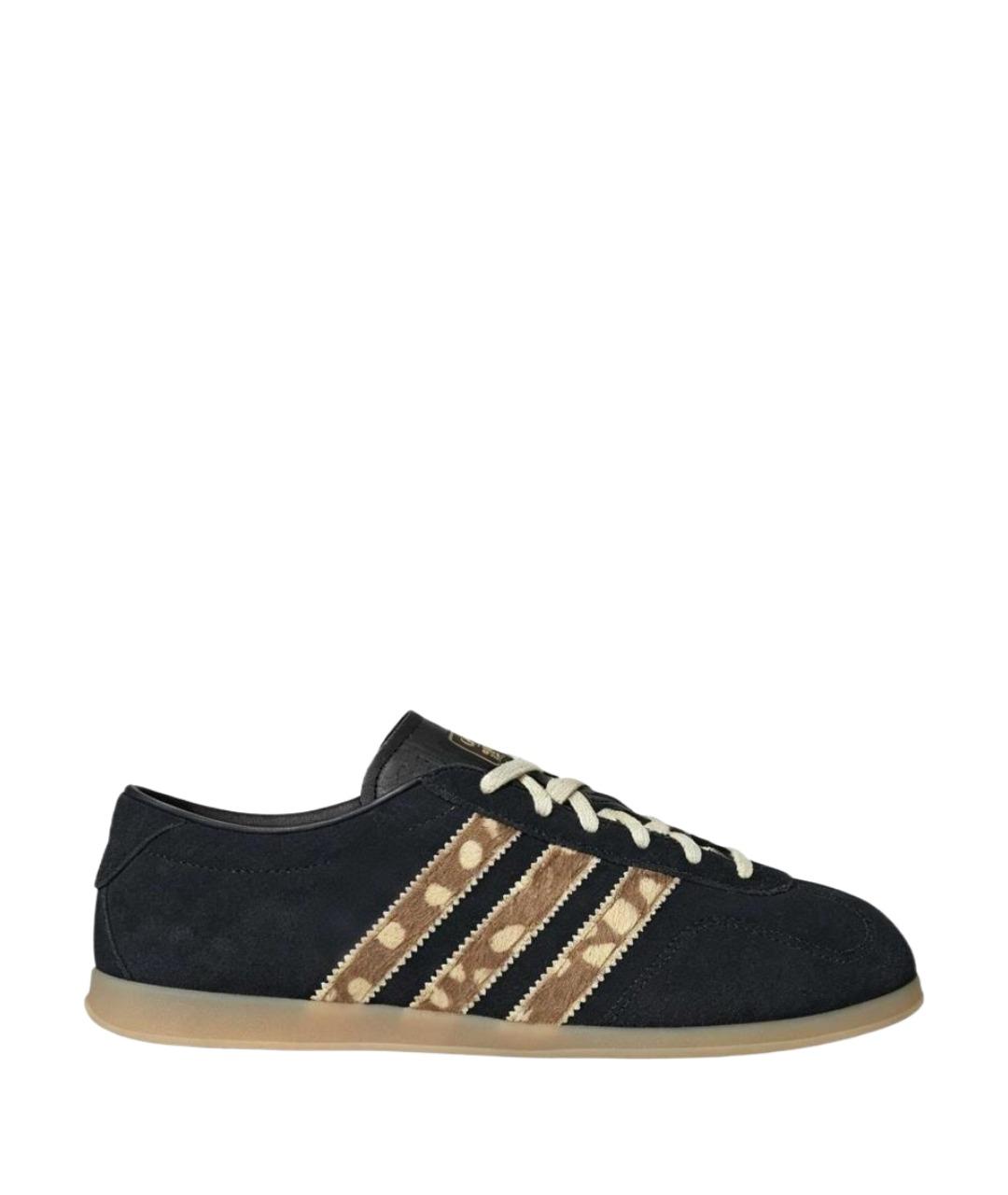 ADIDAS Черные замшевые кеды, фото 1