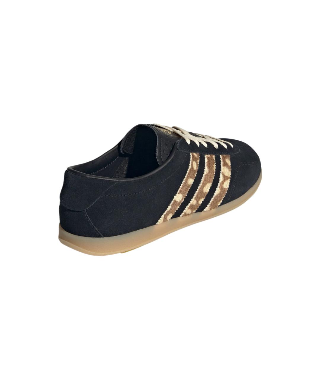 ADIDAS Черные замшевые кеды, фото 3