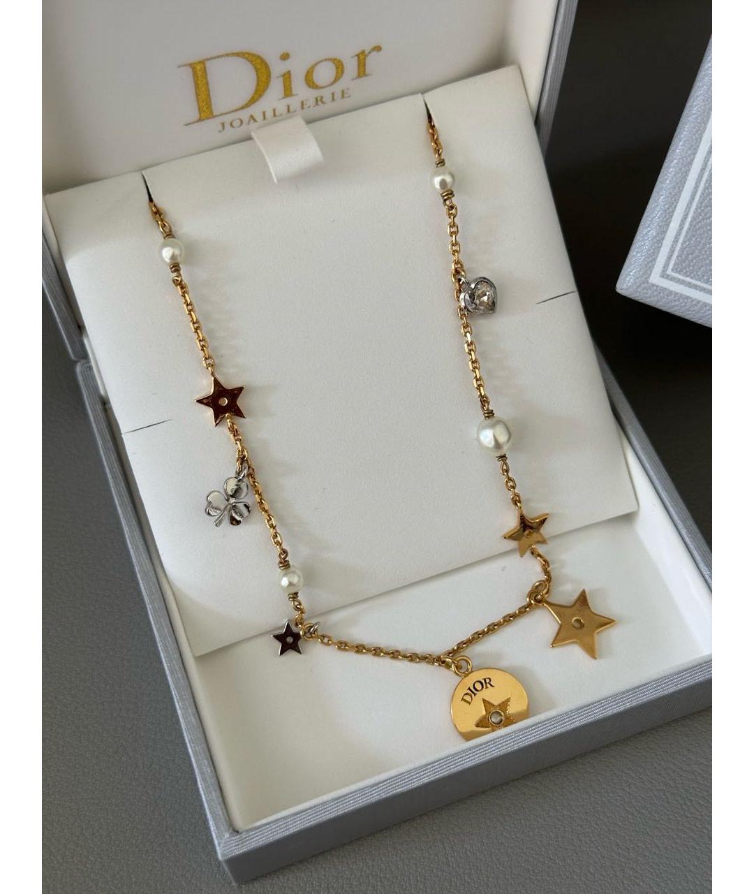 CHRISTIAN DIOR Золотое колье, фото 2