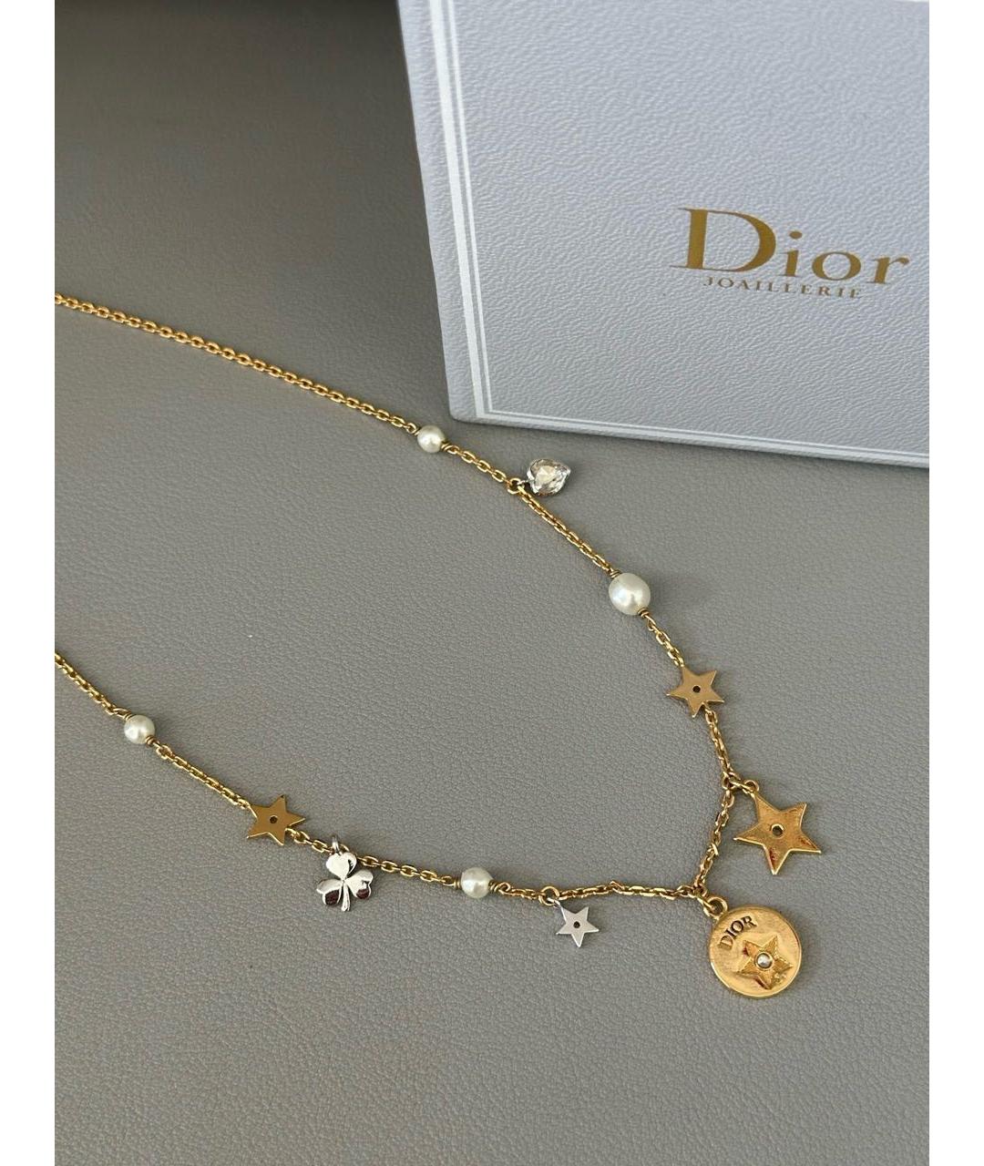CHRISTIAN DIOR Золотое колье, фото 6
