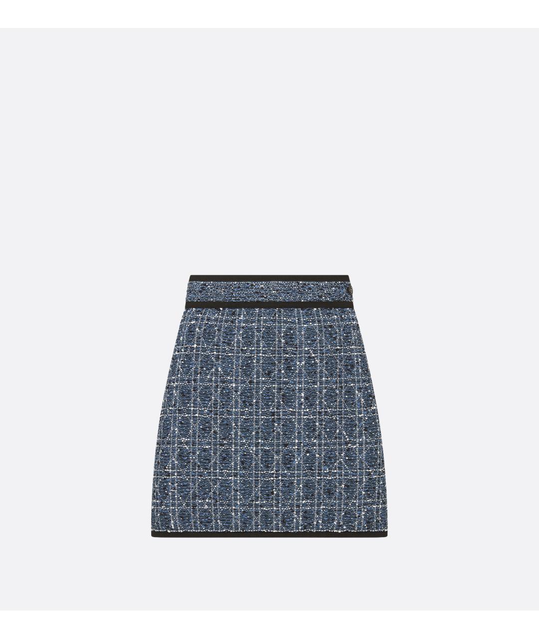CHRISTIAN DIOR Темно-синяя юбка мини, фото 5