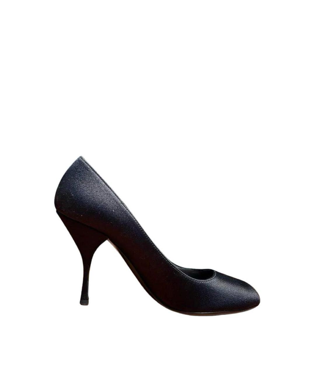PRADA Черные текстильные туфли, фото 6
