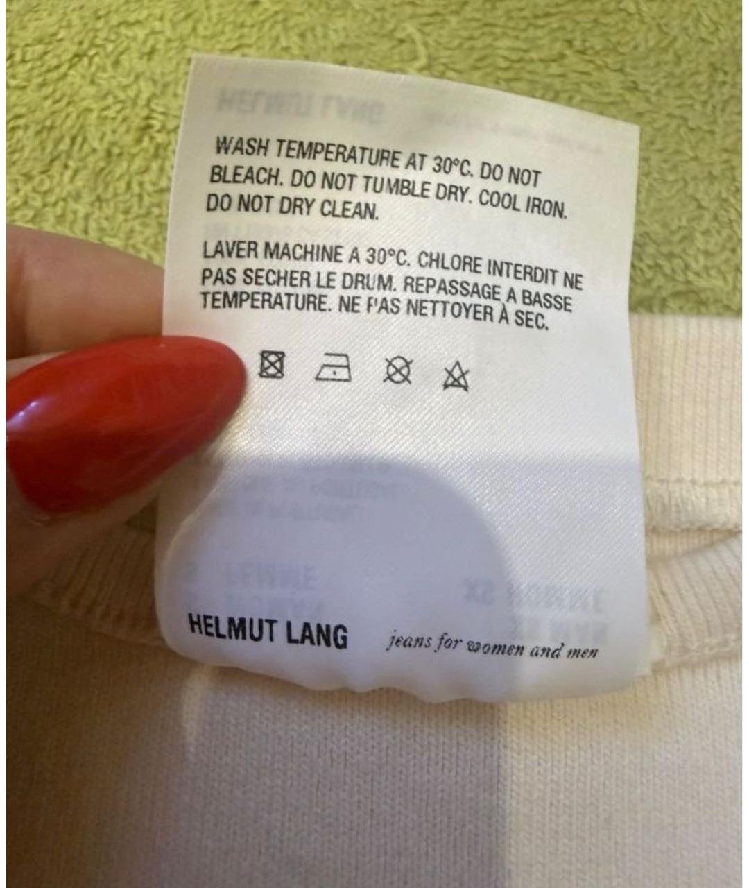 HELMUT LANG Бежевое хлопковое повседневное платье, фото 4