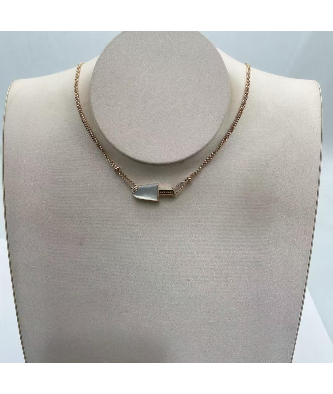BVLGARI Золотая подвеска из розового золота, фото 2