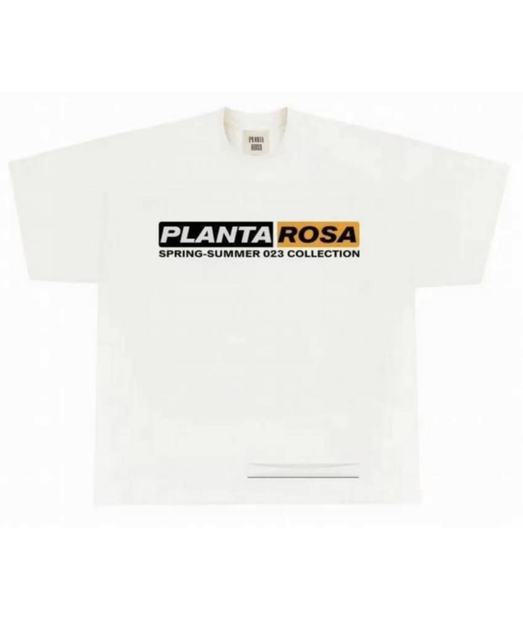 PLANTA ROSA Белая хлопковая футболка, фото 7
