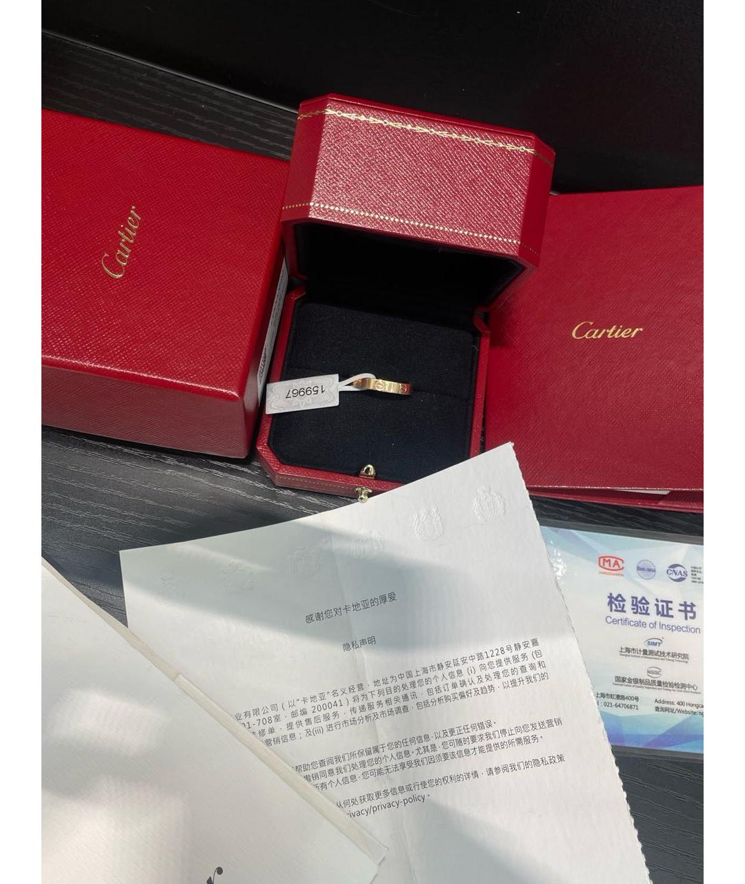 CARTIER Золотое кольцо из розового золота, фото 4