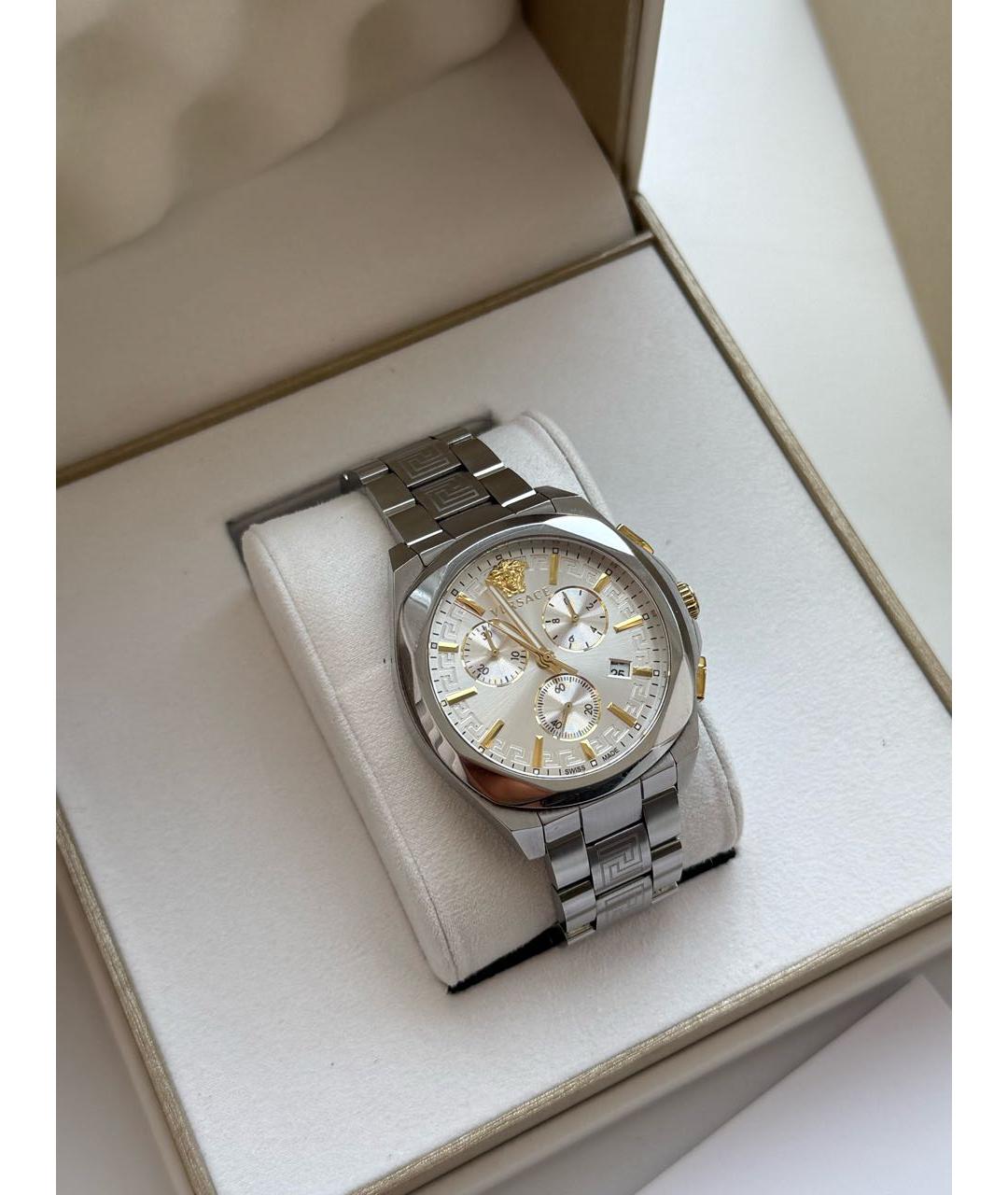 VERSACE Серебряные часы, фото 9