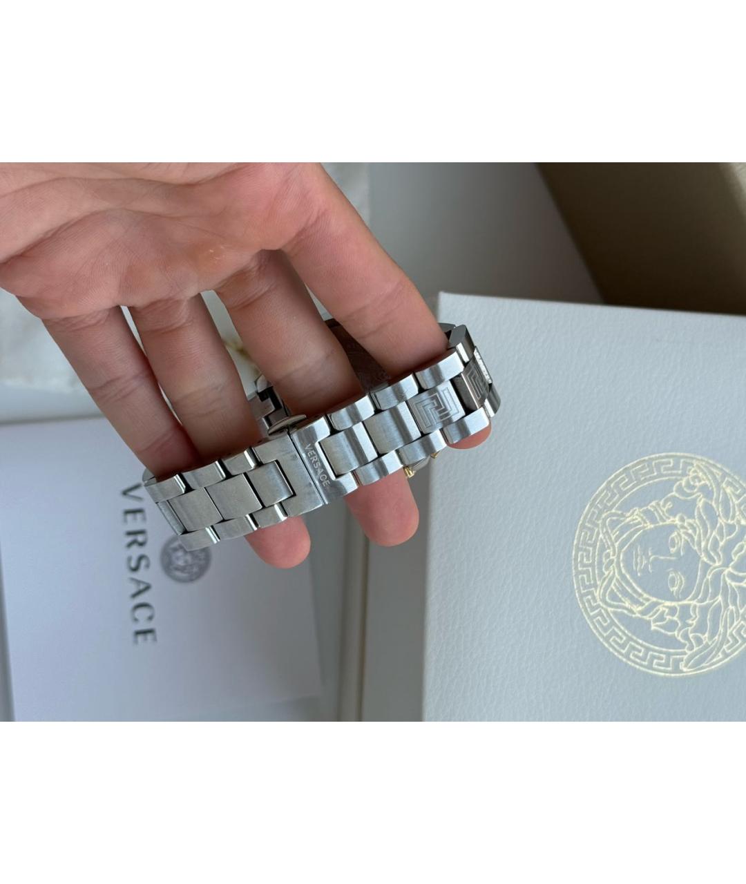 VERSACE Серебряные часы, фото 7