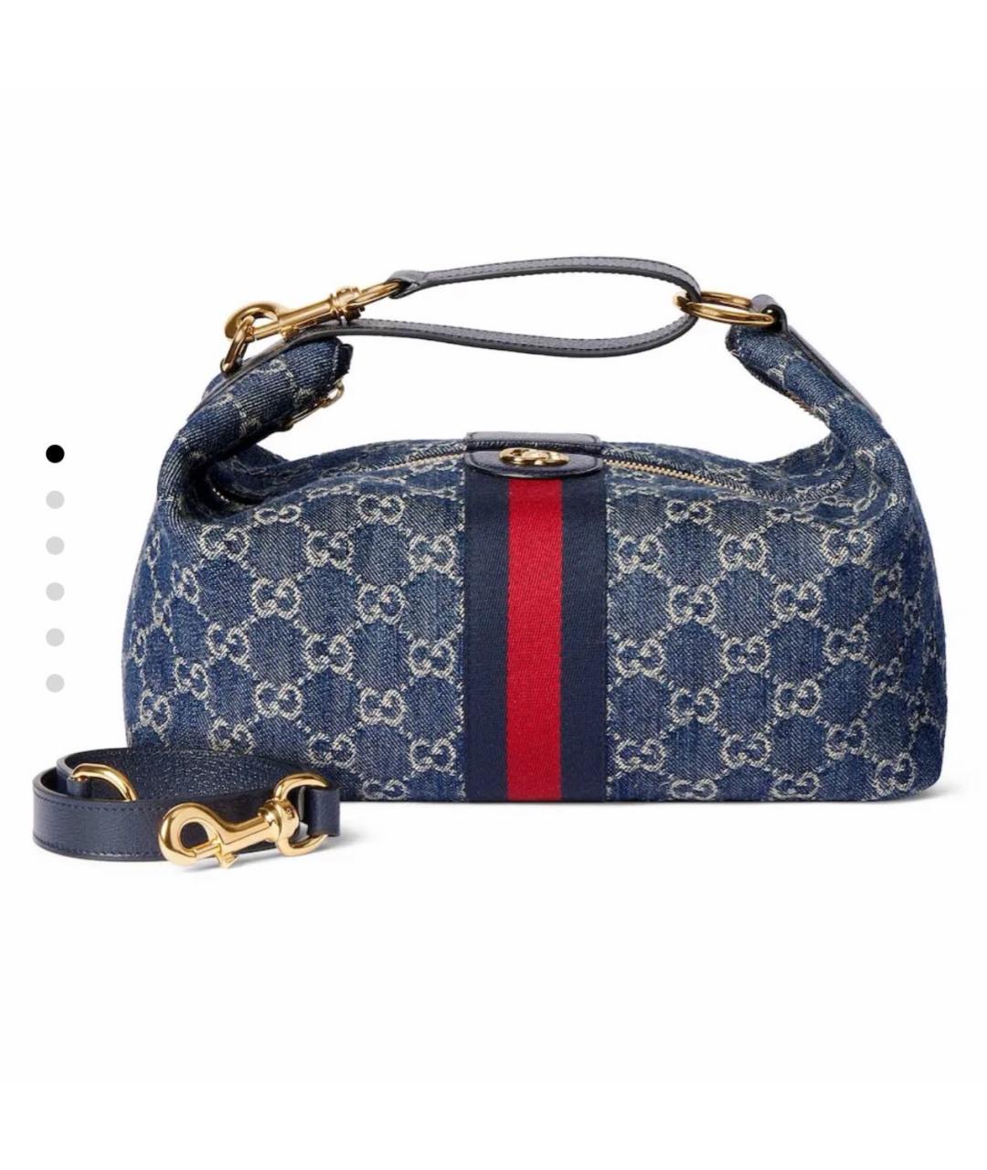 GUCCI Темно-синяя сумка через плечо, фото 8