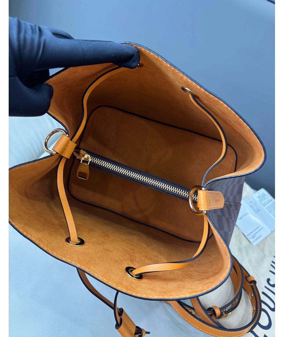 LOUIS VUITTON Коричневая сумка через плечо, фото 7