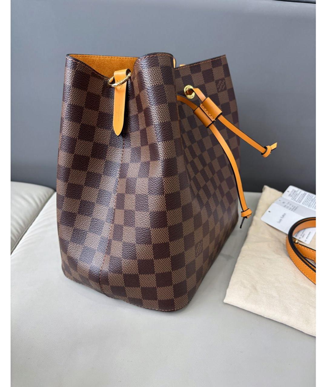 LOUIS VUITTON Коричневая сумка через плечо, фото 3