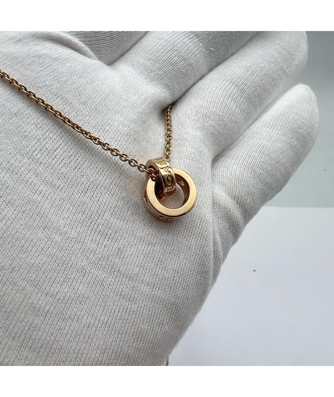 BVLGARI Золотое колье из розового золота, фото 5