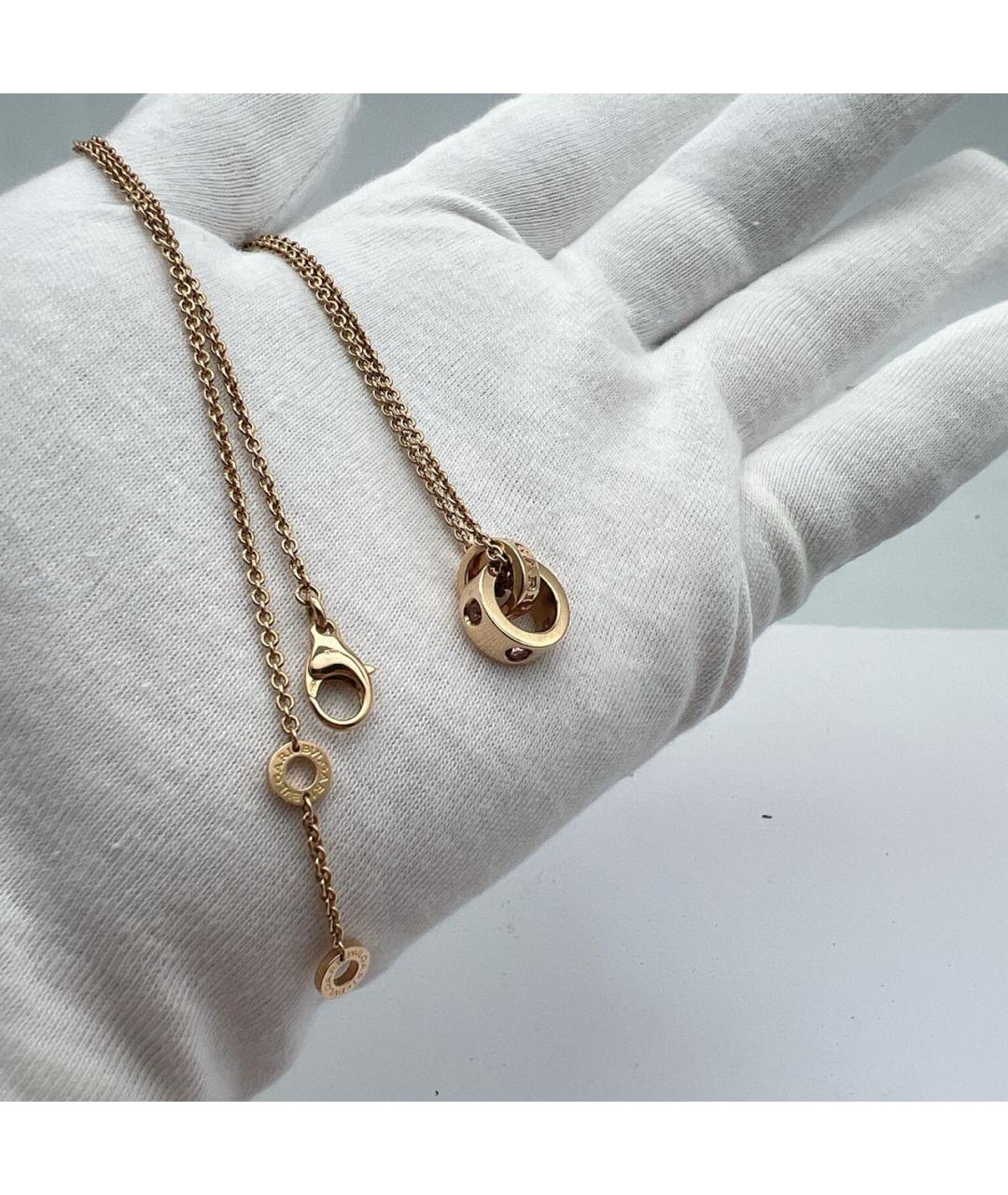 BVLGARI Золотое колье из розового золота, фото 6