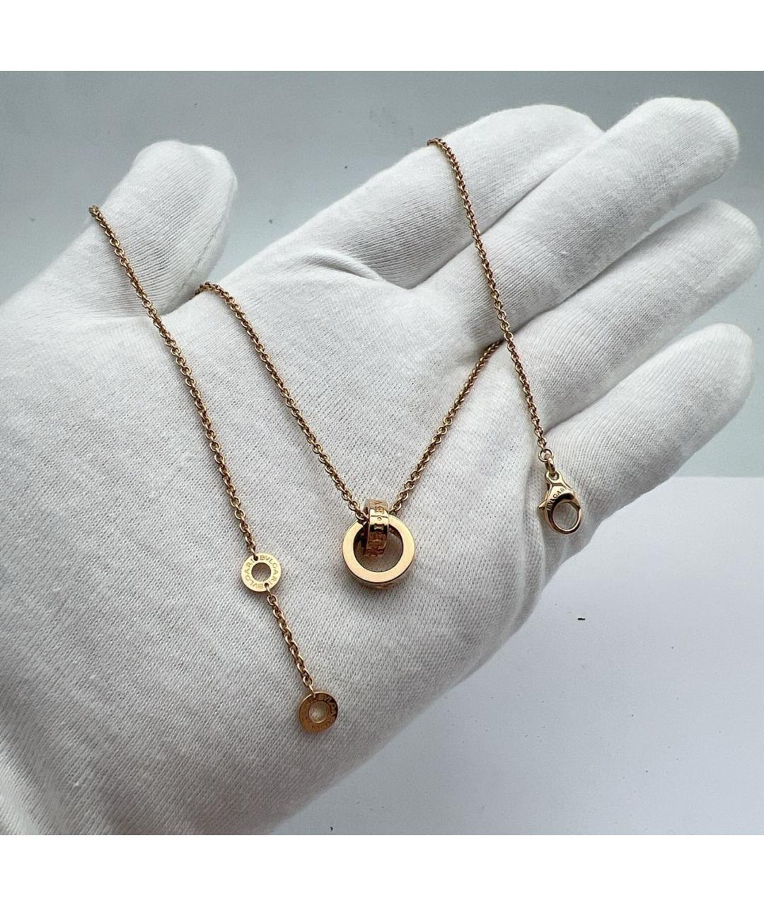 BVLGARI Золотое колье из розового золота, фото 3
