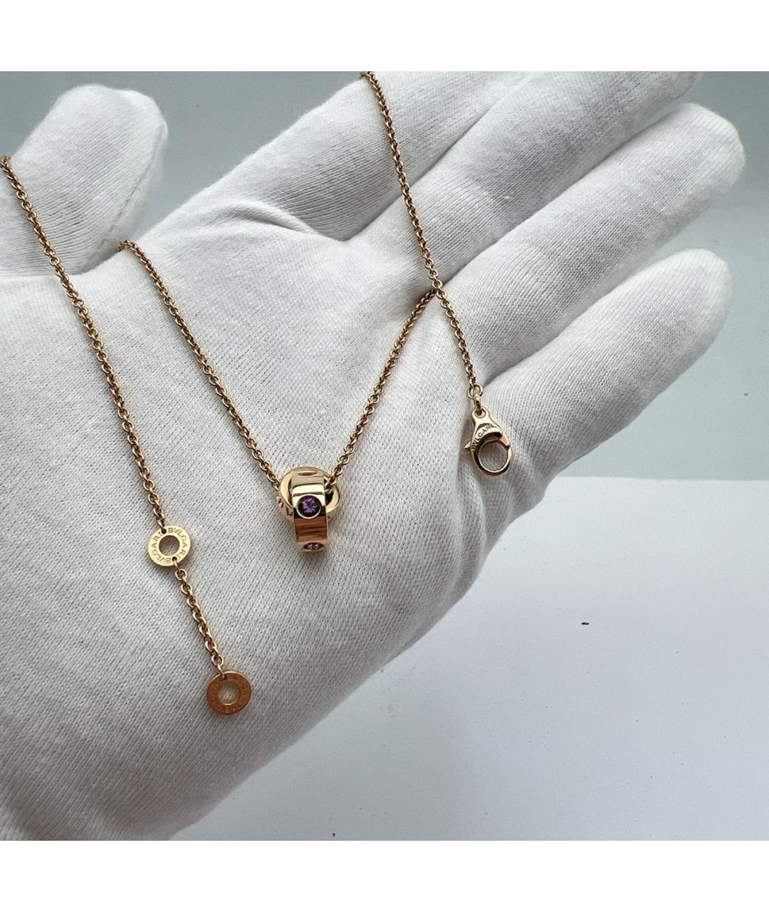 BVLGARI Золотое колье из розового золота, фото 4
