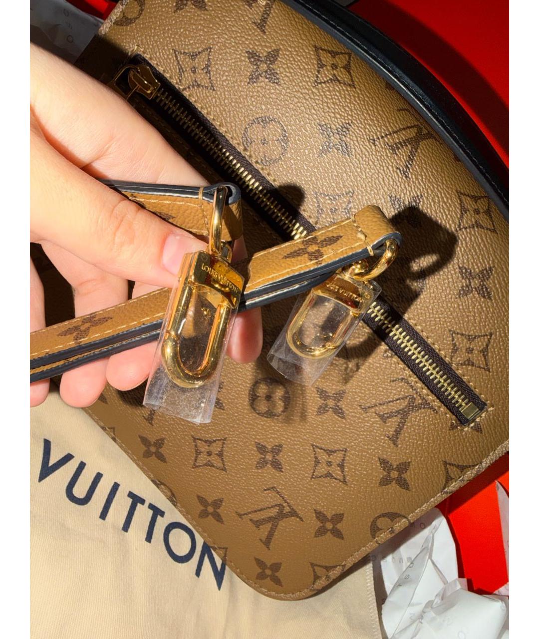 LOUIS VUITTON Коричневая сумка через плечо, фото 4