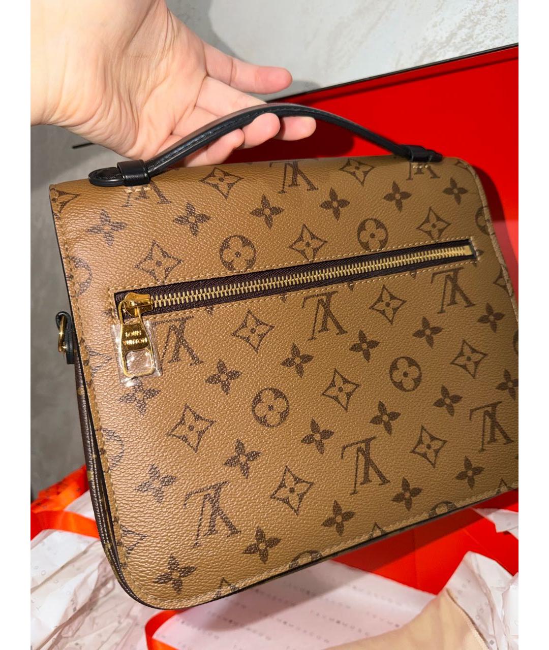 LOUIS VUITTON Коричневая сумка через плечо, фото 3
