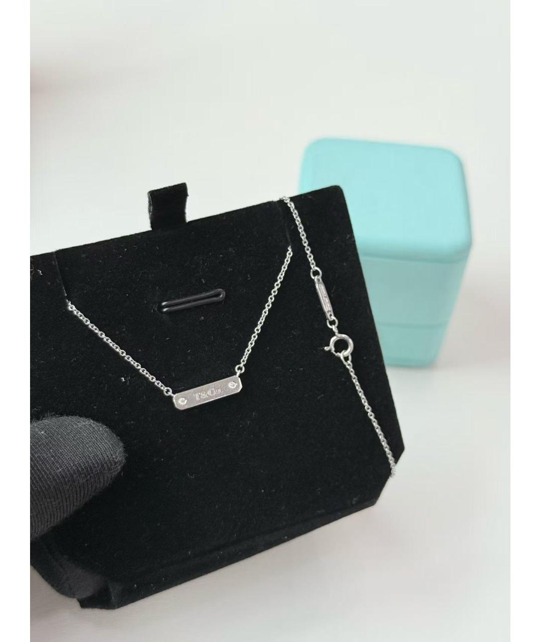 TIFFANY&CO Серебряное колье из белого золота, фото 2