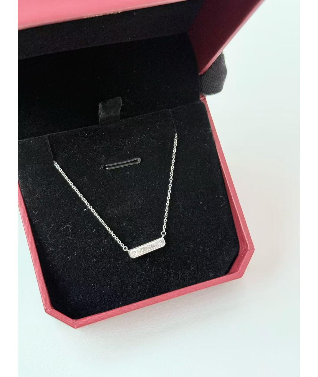 TIFFANY&CO Серебряное колье из белого золота, фото 4