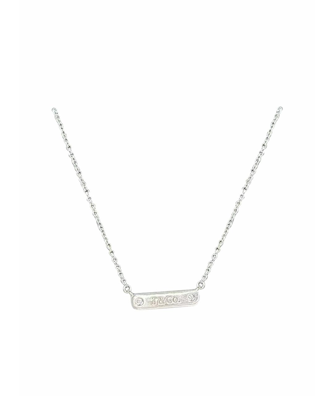 TIFFANY&CO Серебряное колье из белого золота, фото 1