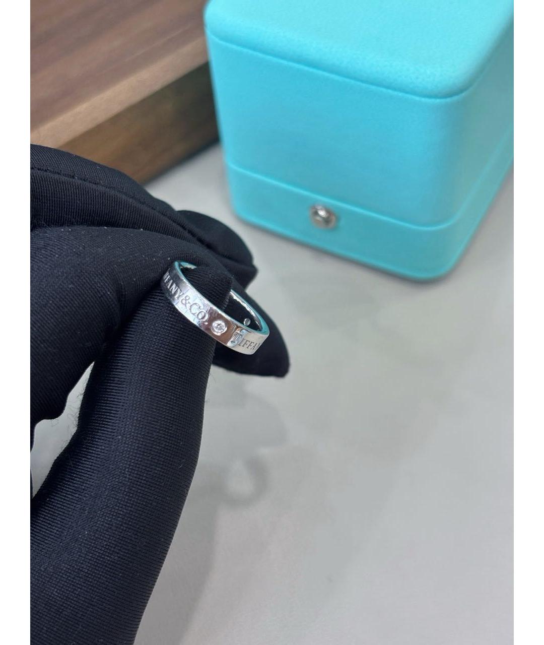 TIFFANY&CO Серебряное платиновое кольцо, фото 6
