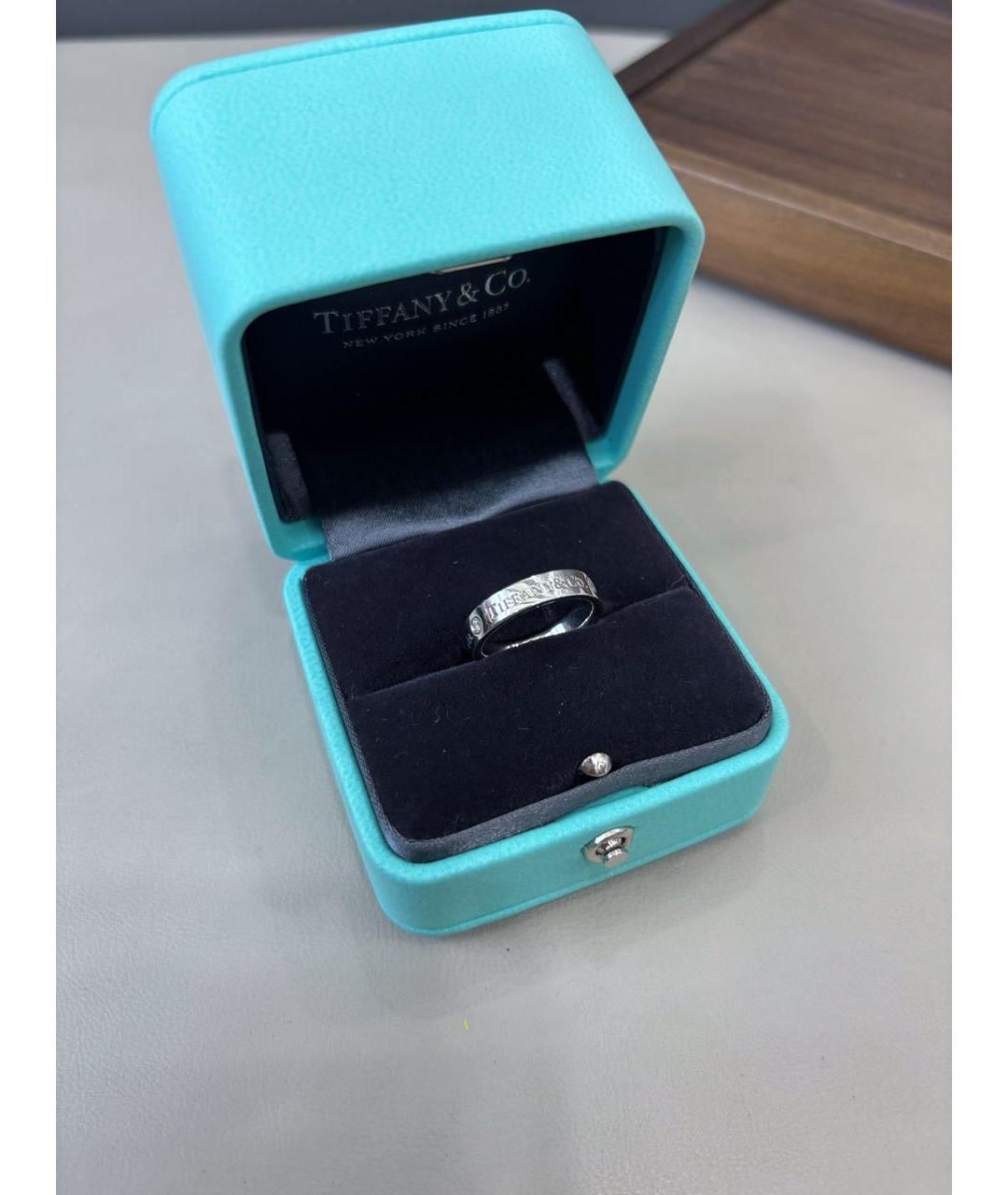 TIFFANY&CO Серебряное платиновое кольцо, фото 4