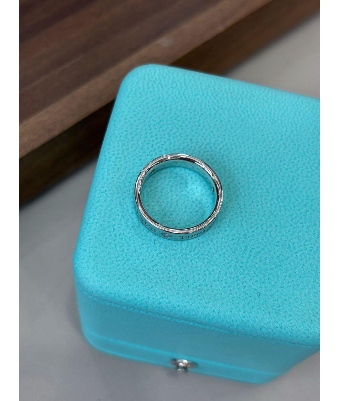 TIFFANY&CO Серебряное платиновое кольцо, фото 5