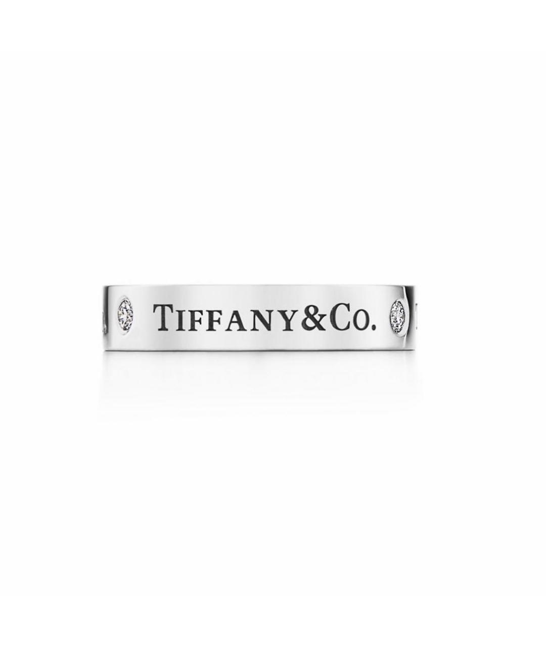 TIFFANY&CO Серебряное платиновое кольцо, фото 1