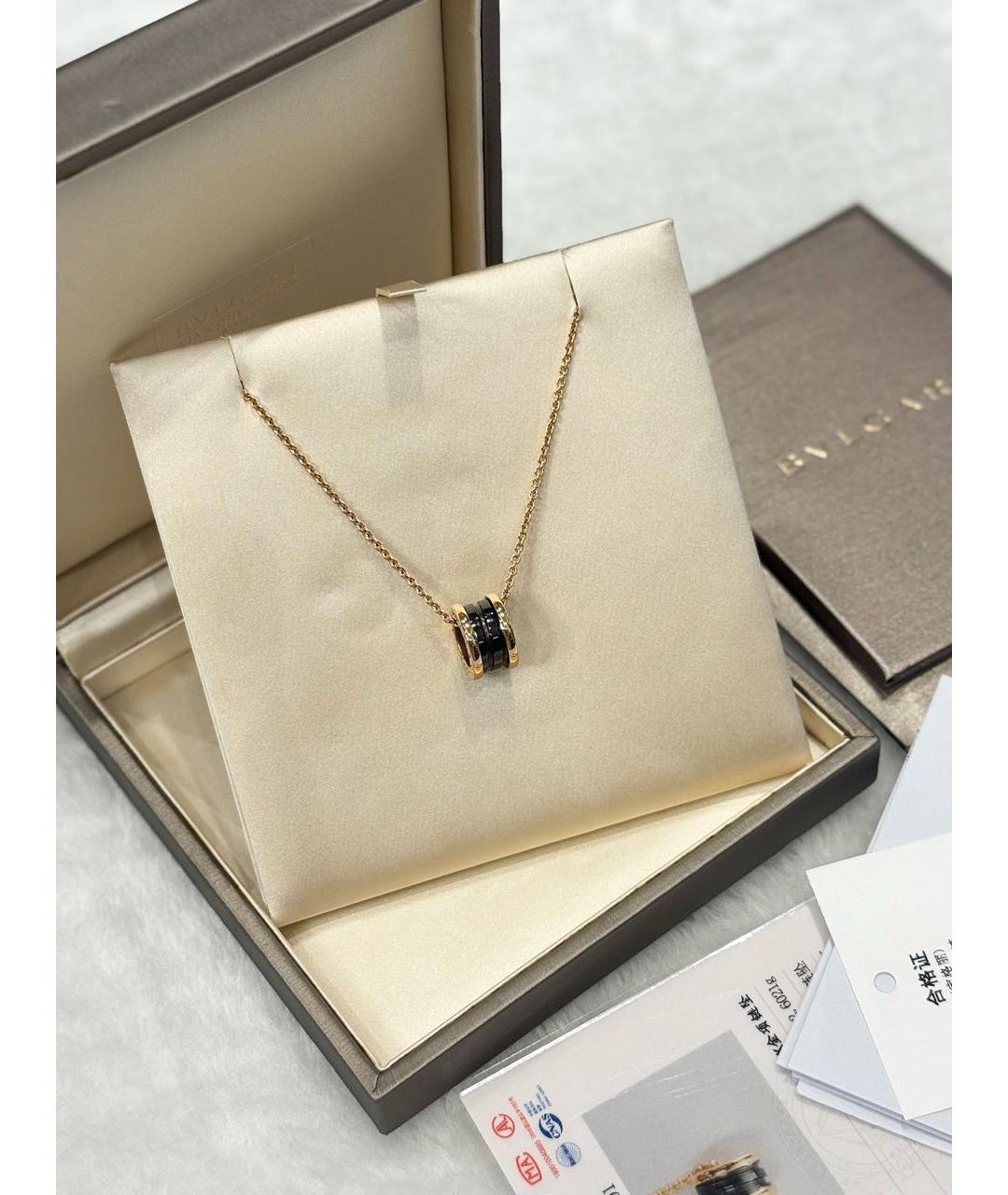 BVLGARI Золотое колье из розового золота, фото 6