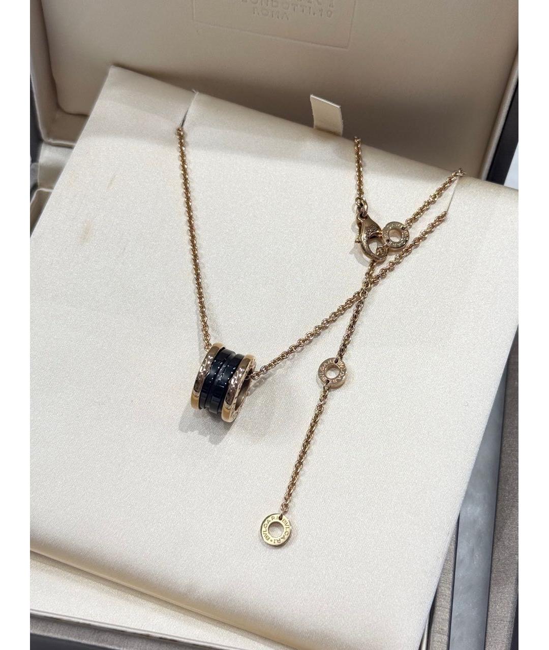 BVLGARI Золотое колье из розового золота, фото 4